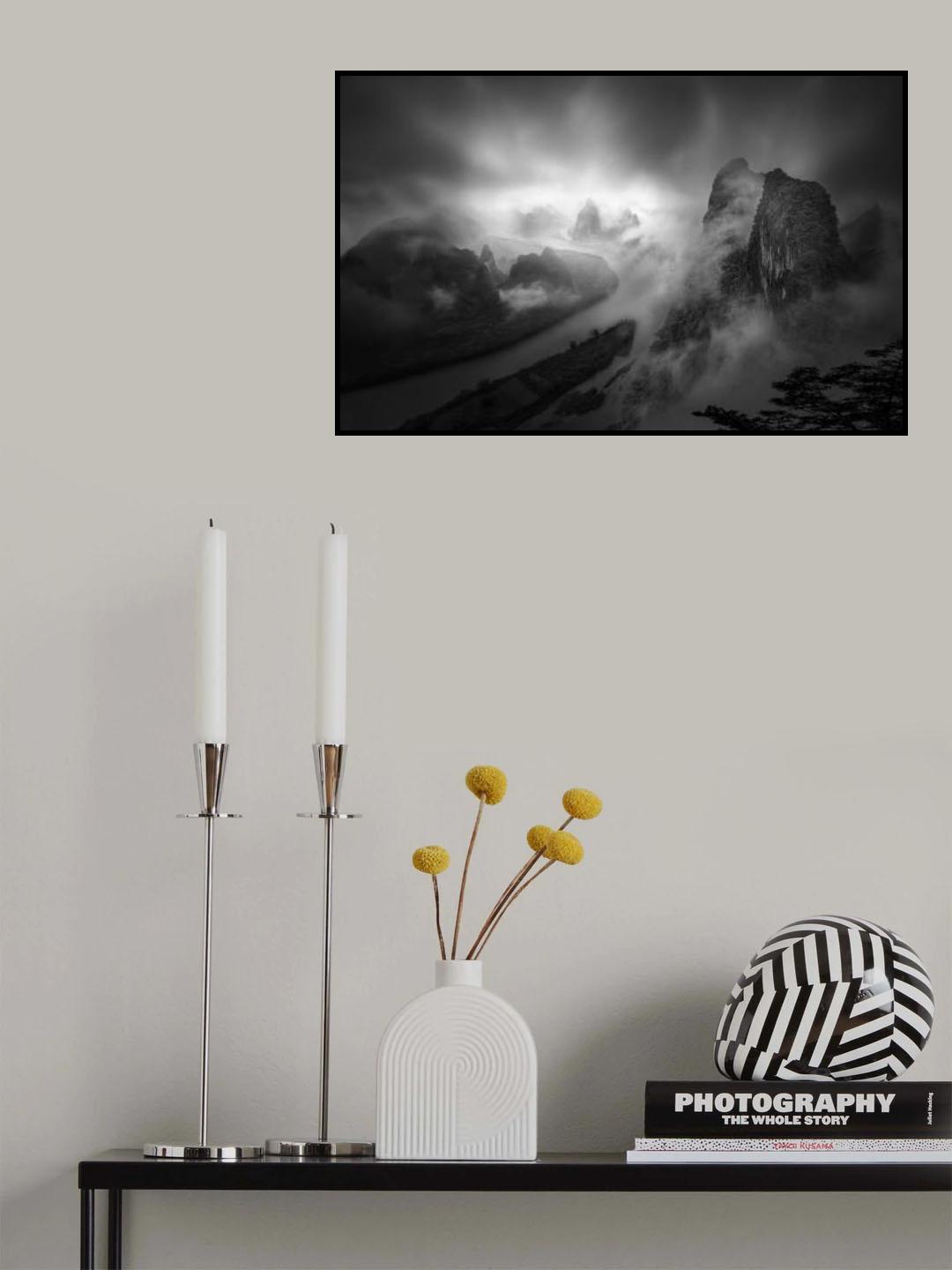 Xiang Gong Moutain Poster och Canvastavla