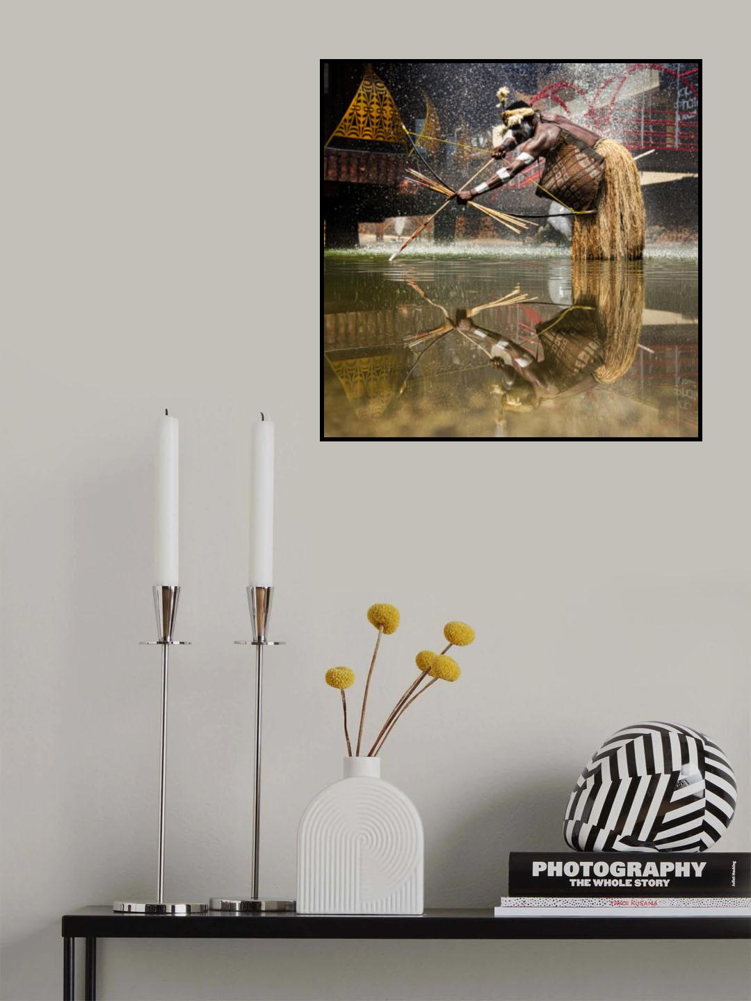 Shoot A Fish Poster och Canvastavla