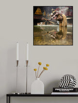 Shoot A Fish Poster och Canvastavla