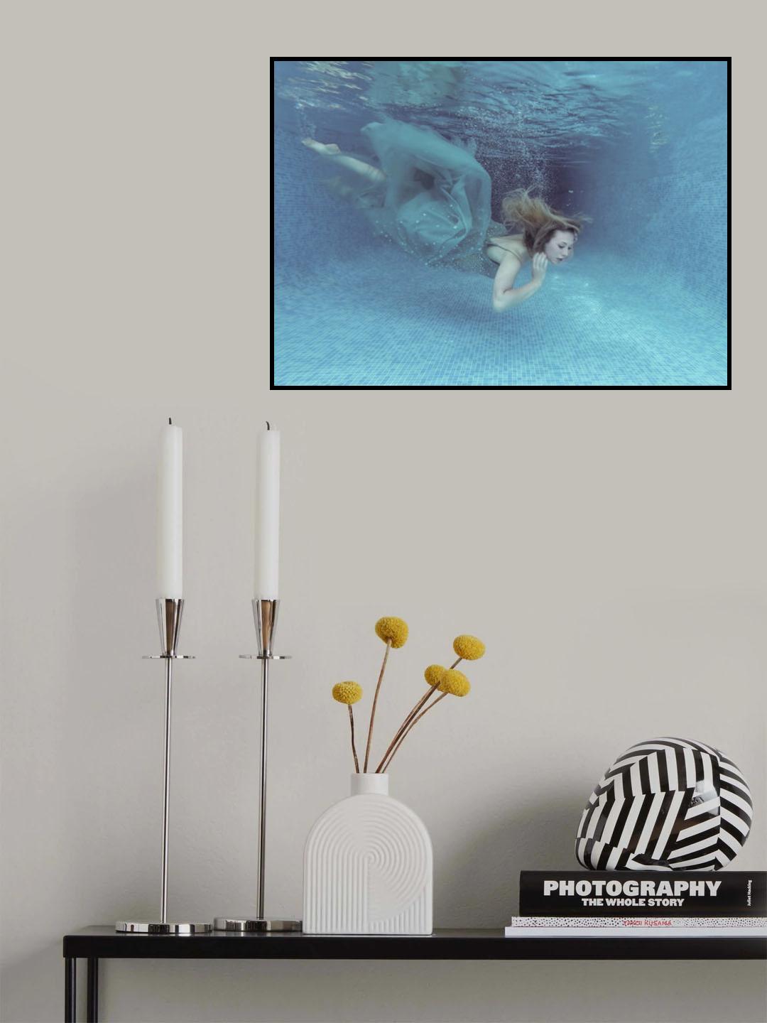 Beneath the Blue Poster och Canvastavla