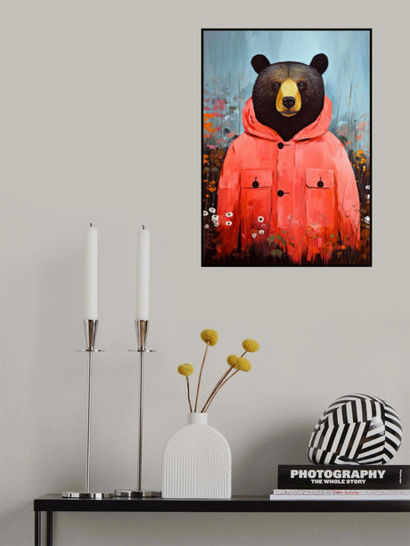 Bear animal art #bear Poster och Canvastavla