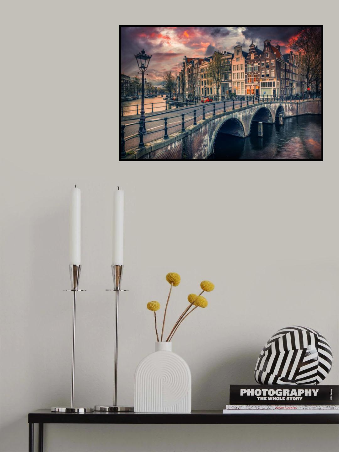 Amsterdam Poster och Canvastavla