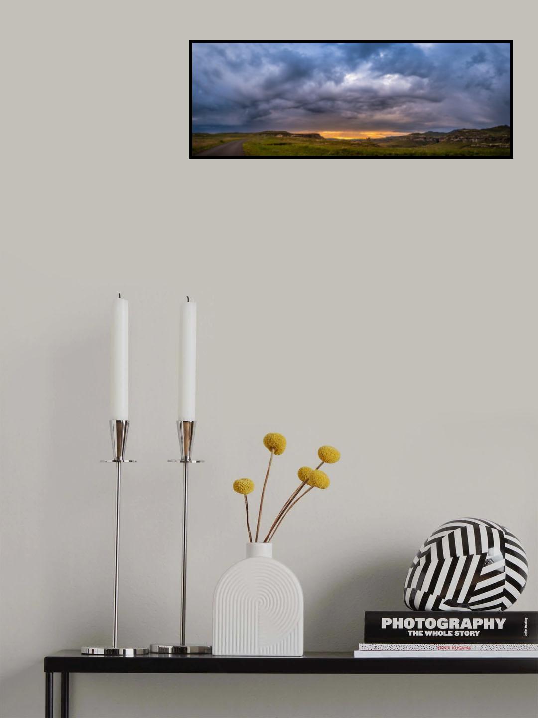 Stormy Sunrise - Drakensberg Poster och Canvastavla