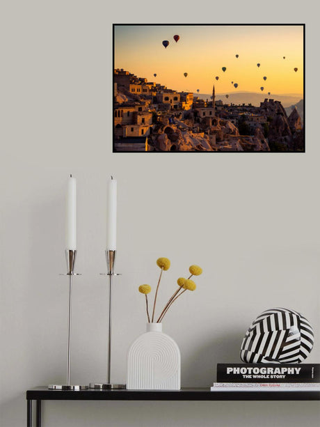 Sunrise over Cappadocia Poster och Canvastavla