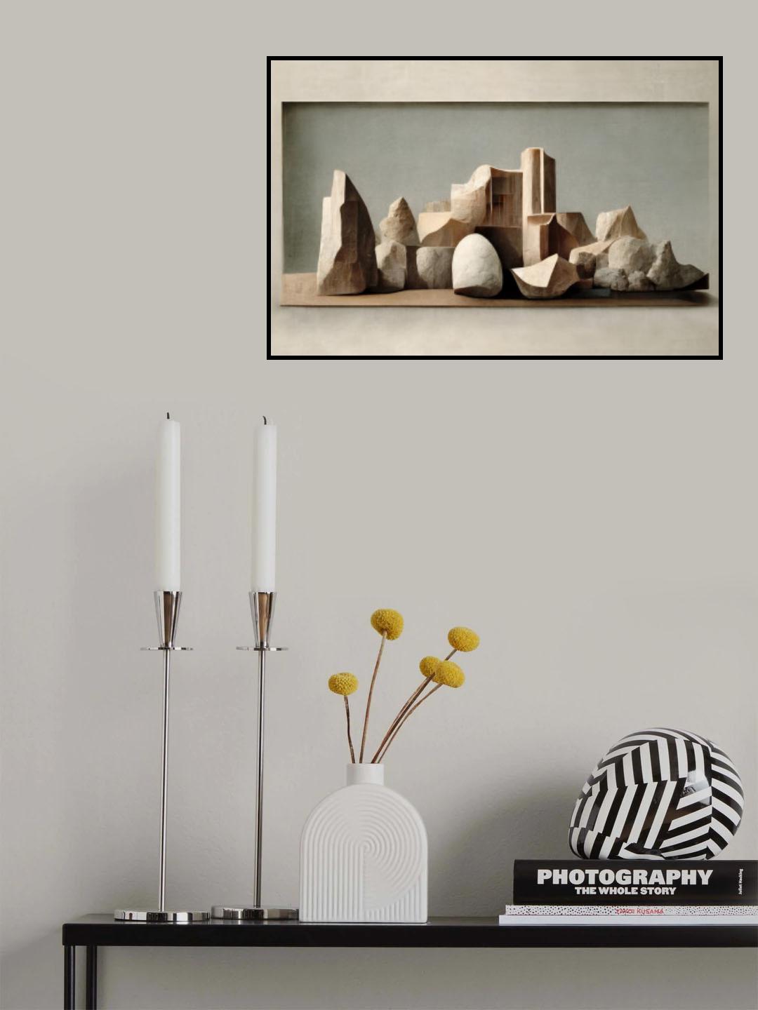 Carved Rocks Poster och Canvastavla