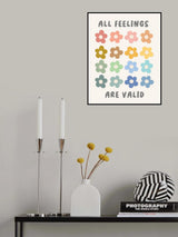 All Feelings Are Valid Poster och Canvastavla