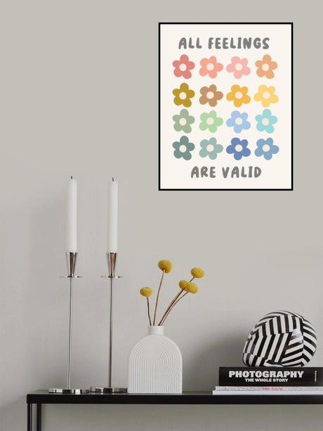 All Feelings Are Valid Poster och Canvastavla