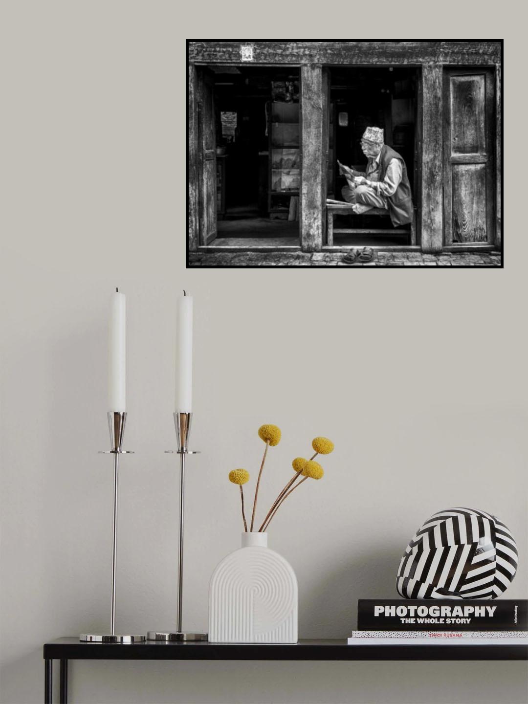 Reading Poster och Canvastavla