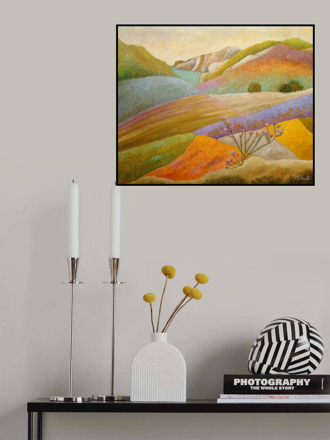 Rambling Through the Blooming Valley Poster och Canvastavla