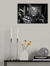 Scene of life of a family in Bangladesh. Poster och Canvastavla