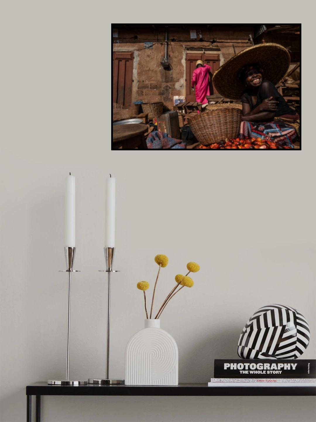 The African market Poster och Canvastavla