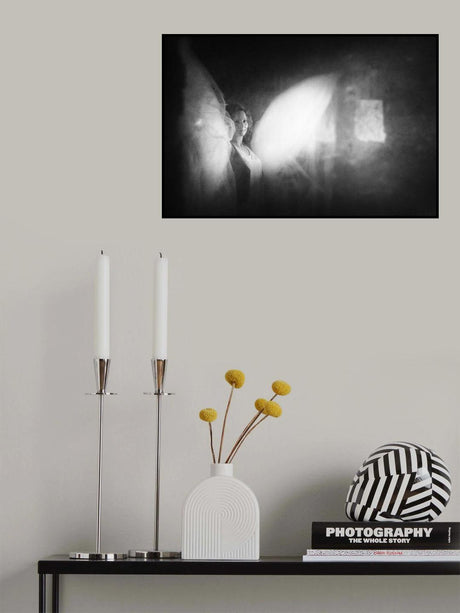 Angel In The Light Poster och Canvastavla
