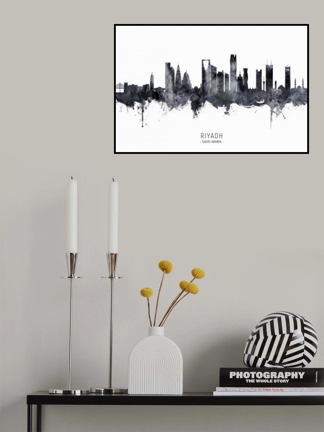 Riyadh Saudi Arabia Skyline Poster och Canvastavla