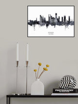 Riyadh Saudi Arabia Skyline Poster och Canvastavla