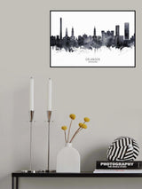 Erlangen Germany Skyline Poster och Canvastavla