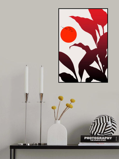 Tropical Sunset Poster och Canvastavla