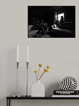 man and girl Poster och Canvastavla