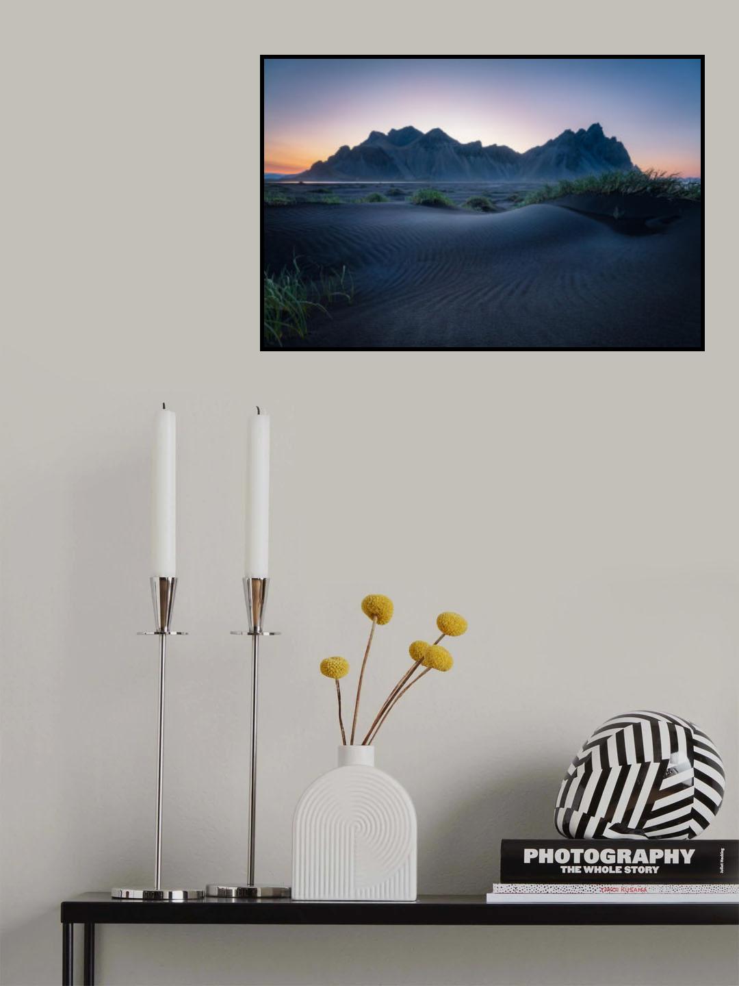 Sand and Mountain Poster och Canvastavla