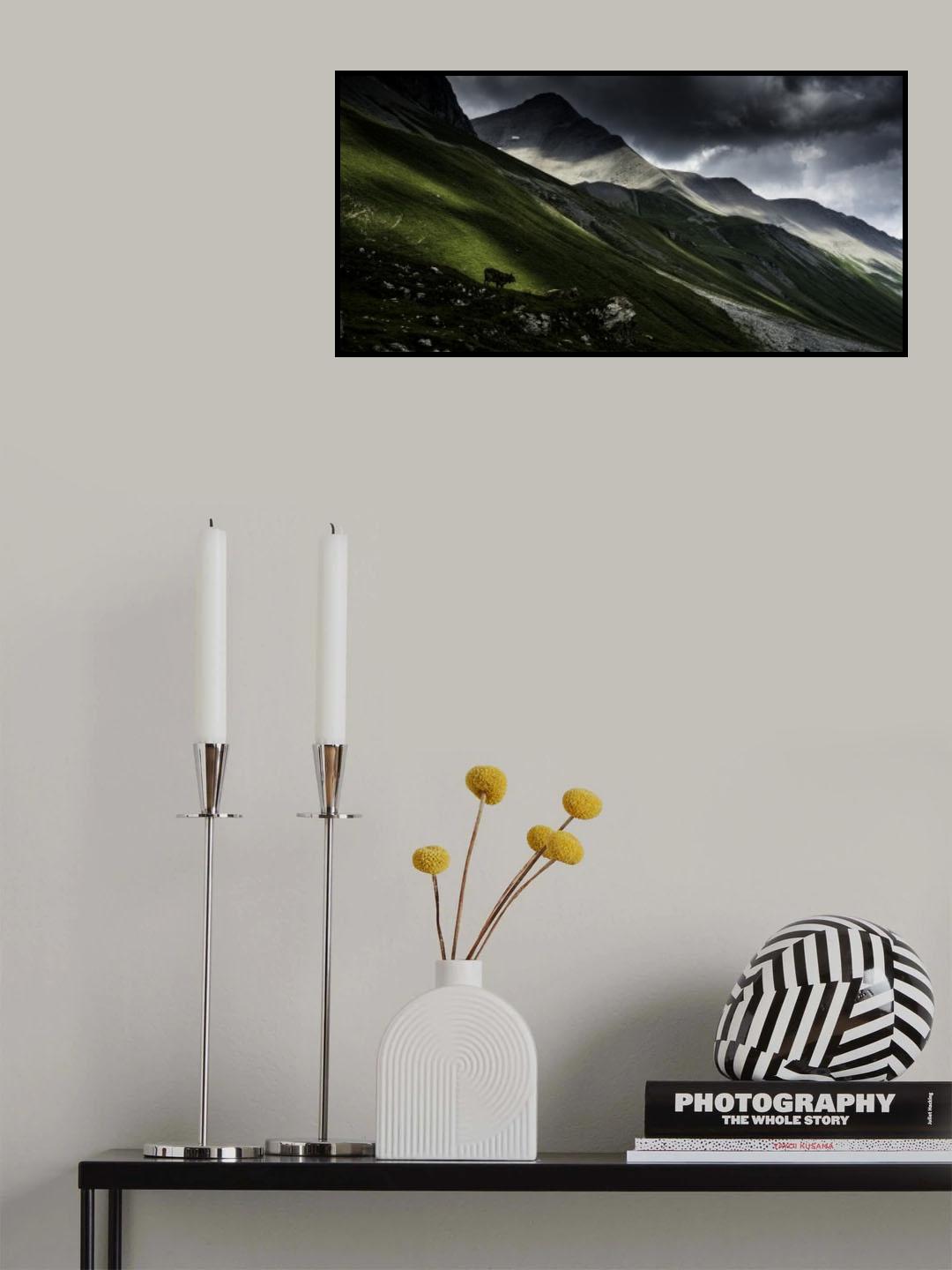 Albula Pass, Switzerland Poster och Canvastavla