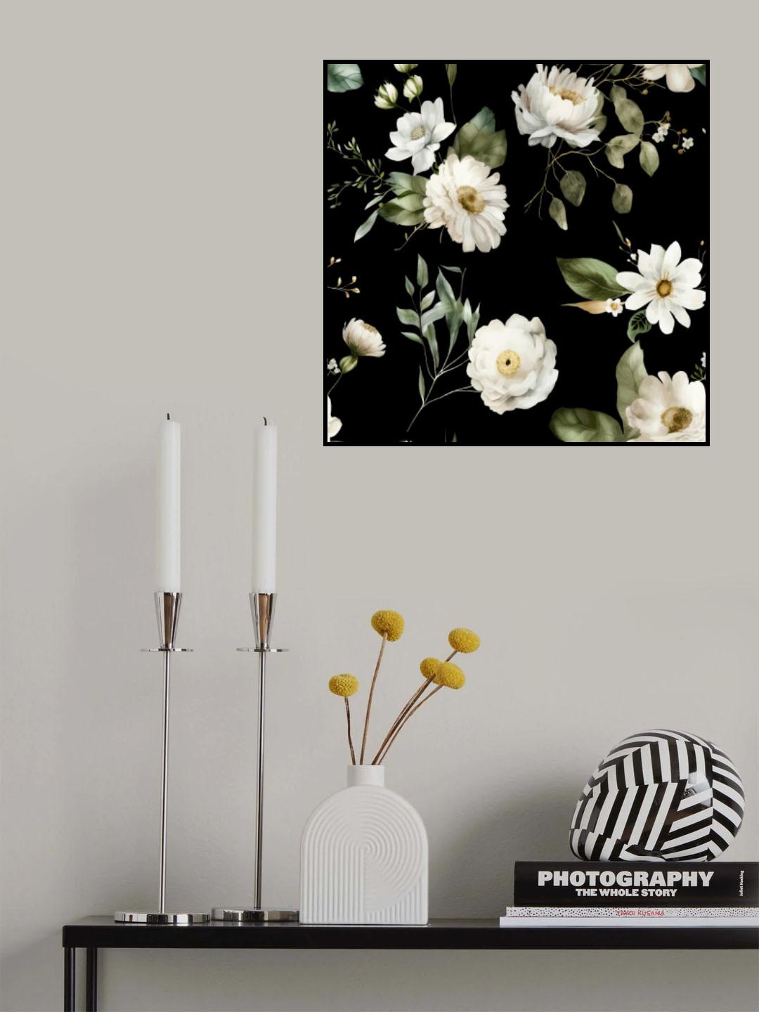 Wall Mural Wh 1 4096 Black Poster och Canvastavla