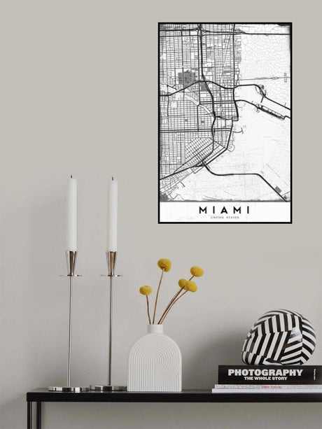 Miami Poster och Canvastavla