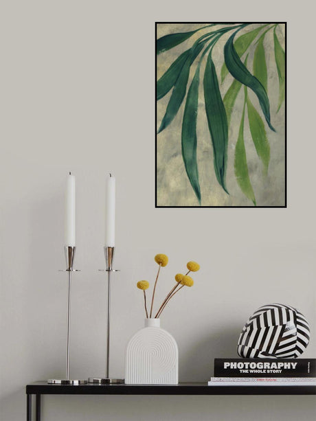 Viau cascading leaves Poster och Canvastavla