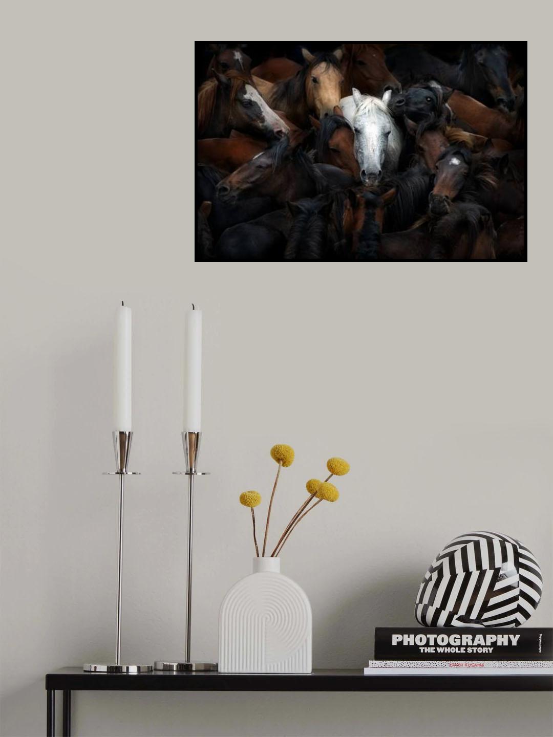 The White Horse Poster och Canvastavla