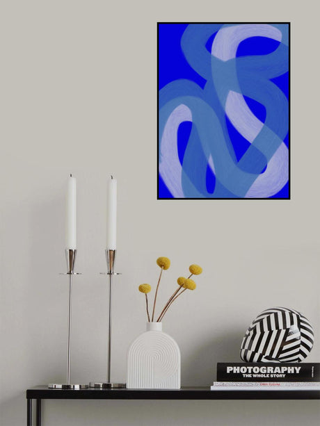 Cobalt II Poster och Canvastavla