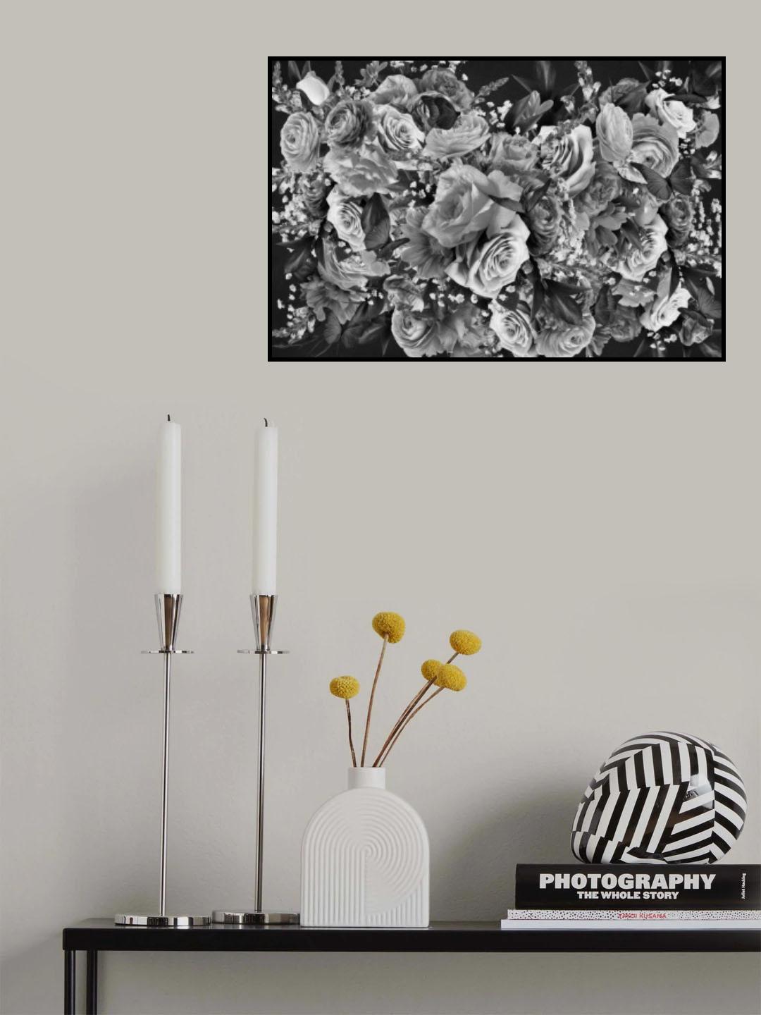 Sweet Carolyne Black &amp; White Poster och Canvastavla