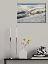 winter in high mountains Poster och Canvastavla