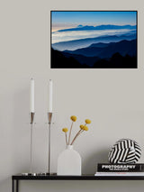 Shades of Blue Poster och Canvastavla