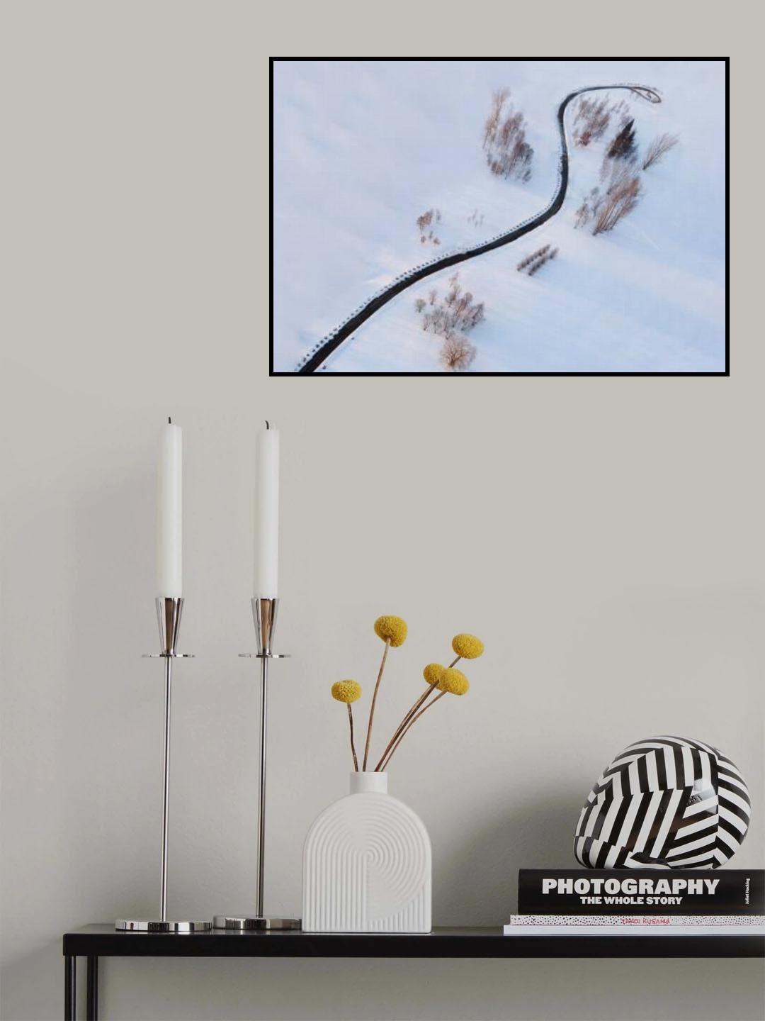 The road curve Poster och Canvastavla