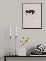 Black and White Shadow Poster och Canvastavla