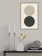 Minimal Circle Vibes #4 Poster och Canvastavla
