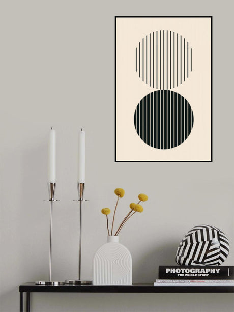 Minimal Circle Vibes #4 Poster och Canvastavla
