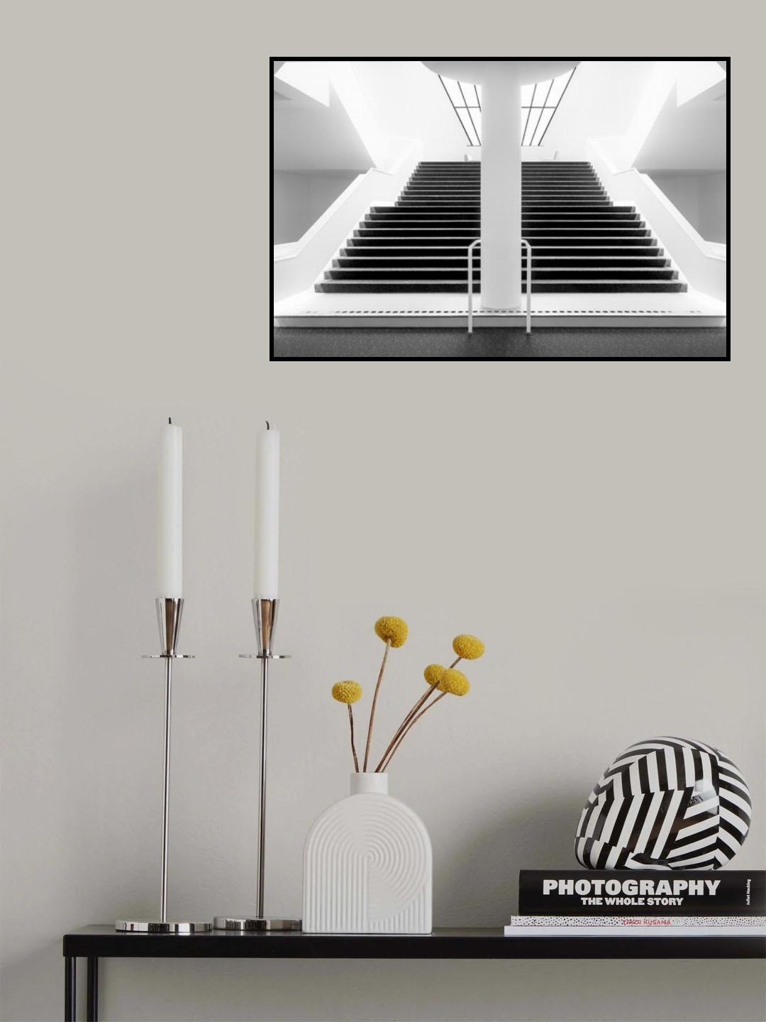 Behind the pillar Poster och Canvastavla