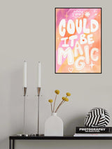 Could it Be Magic - Peach Pink Poster och Canvastavla