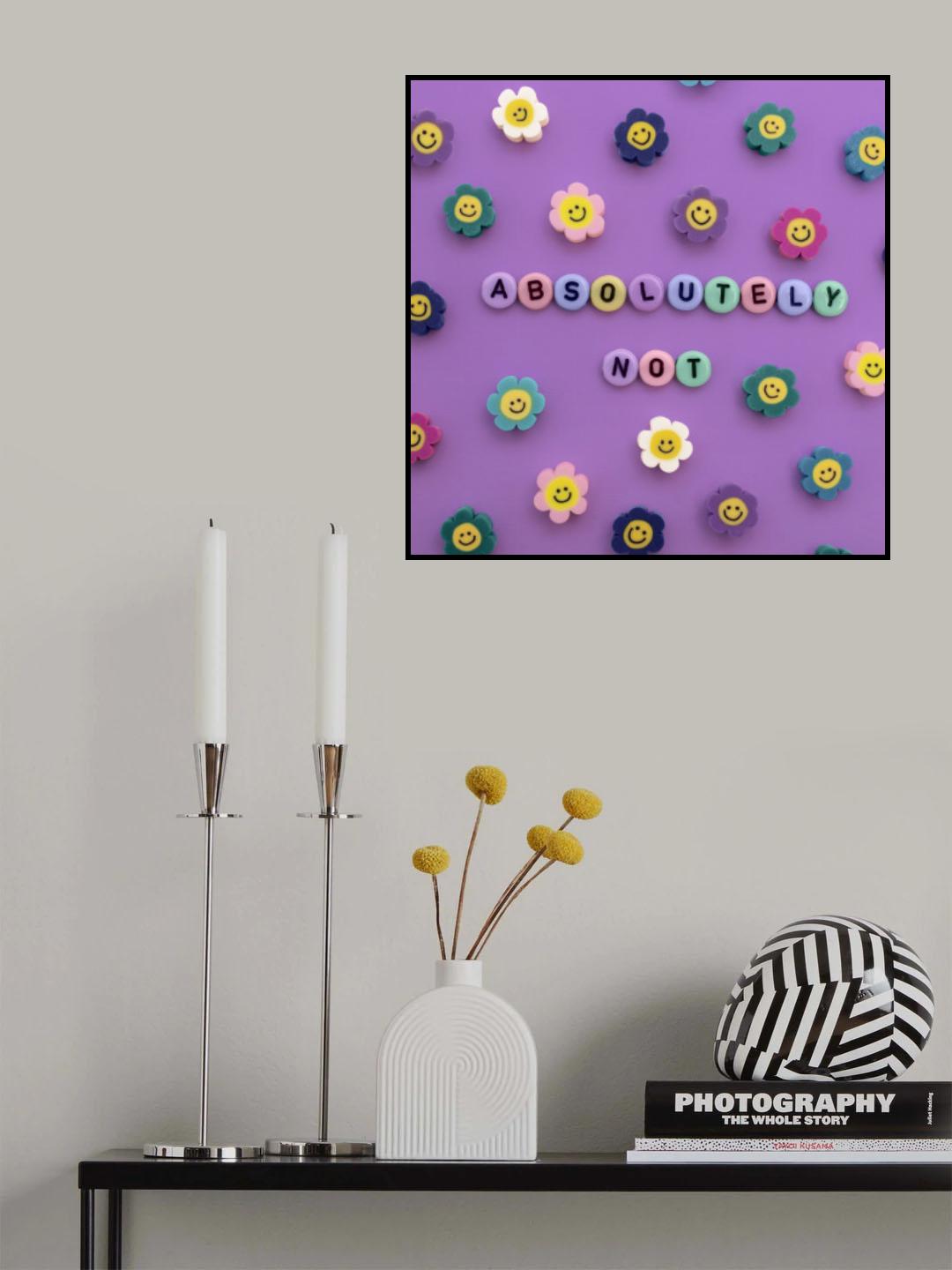 Absolutely Not Poster och Canvastavla