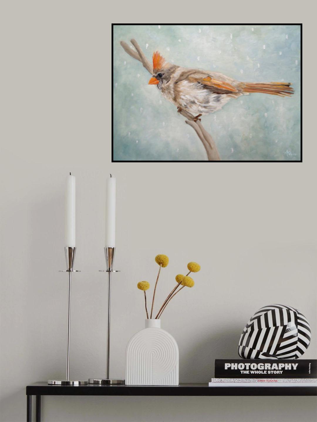 Snow Flurry Poster och Canvastavla