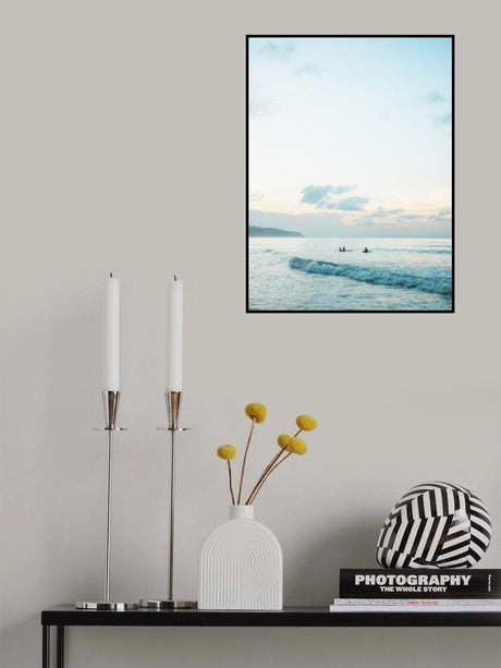 One your board hits the water I Poster och Canvastavla