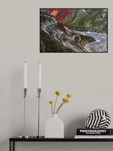Winding Road and River Poster och Canvastavla