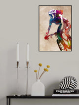 Cycling sport art 28 Poster och Canvastavla