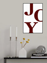 JOY Poster och Canvastavla