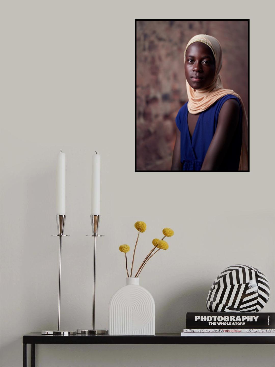 Muslim Girl Poster och Canvastavla