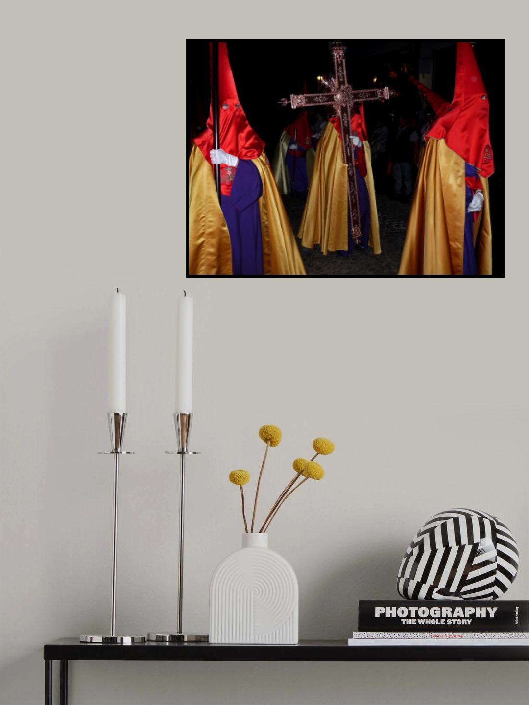 Holy Week Procession in Granada Poster och Canvastavla