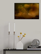 Air Tractor 802 Fire Boss in action. Poster och Canvastavla
