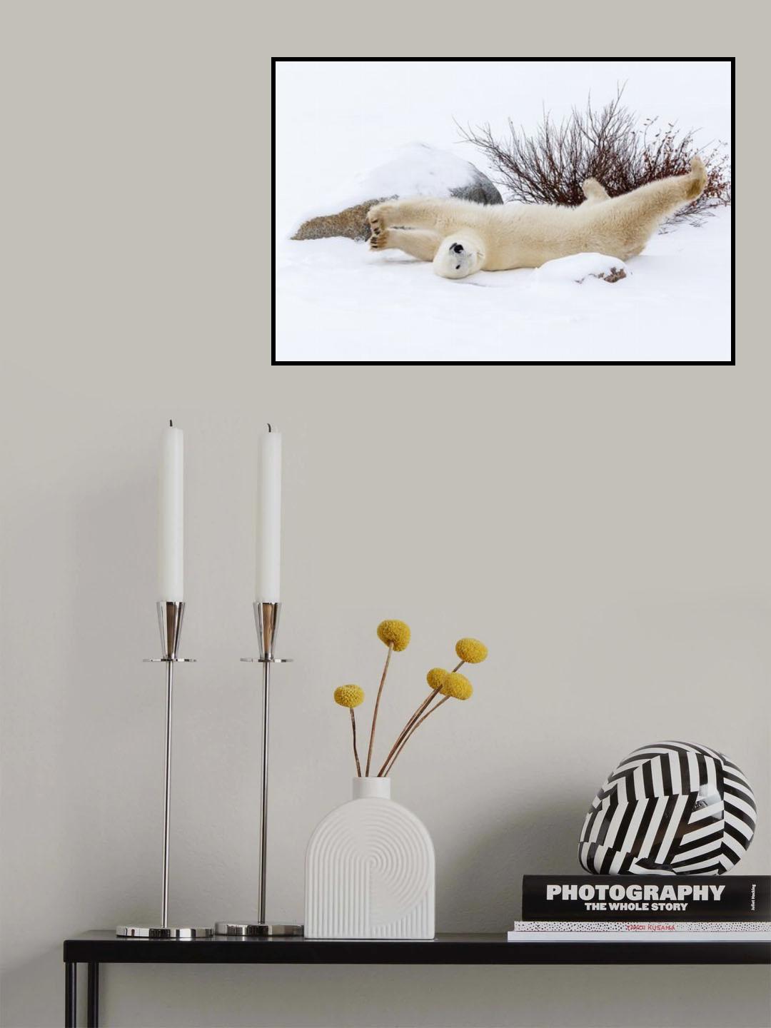 Yoga Exercise Poster och Canvastavla