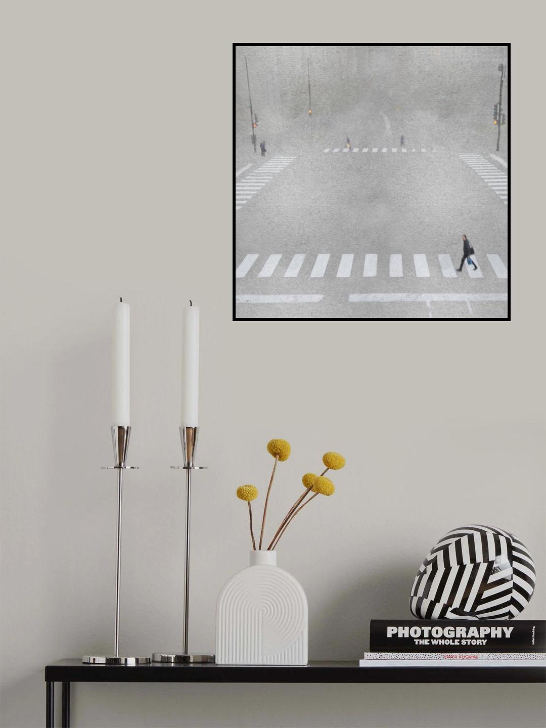 pedestrian friendly Poster och Canvastavla