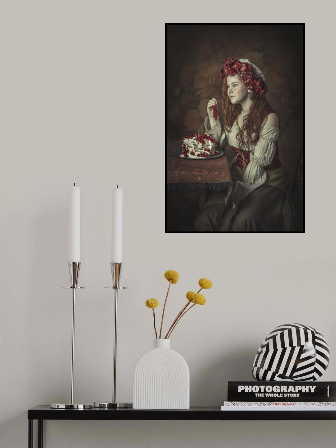 She loves pancakes Poster och Canvastavla
