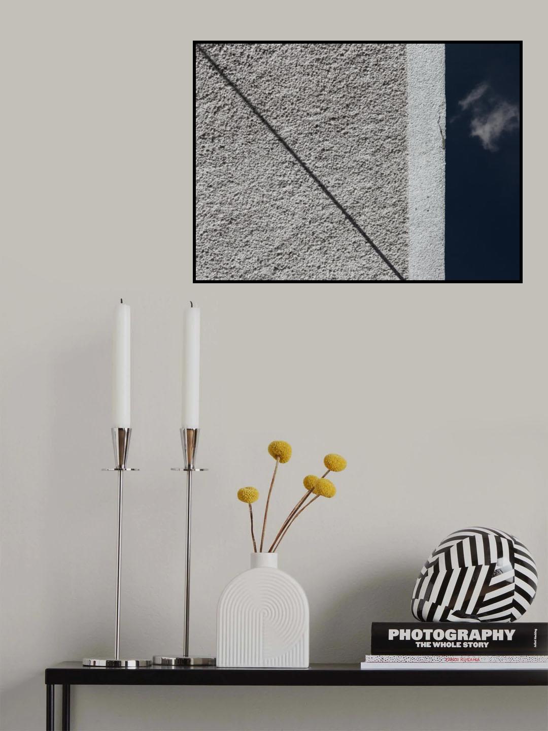 There's a shadow on the wall Poster och Canvastavla